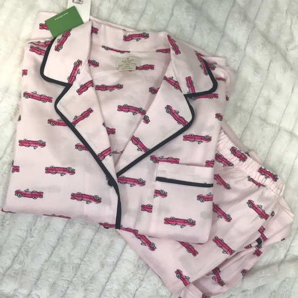 kate spade Other - Kate spade convertible car pink pajamas